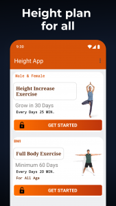 اسکرین شات برنامه Height Increase Exercise GROW 1