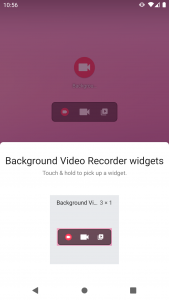 اسکرین شات برنامه Background Video Recorder 4