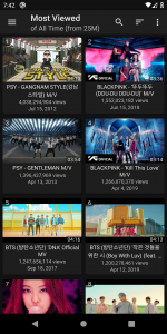 اسکرین شات 3 برنامه K-POP Tube - Popular & Recent