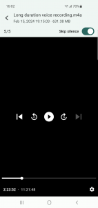 اسکرین شات 5 برنامه Voice Recorder in Background