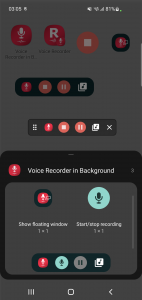 اسکرین شات 3 برنامه Voice Recorder in Background
