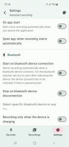 اسکرین شات 8 برنامه Voice Recorder in Background