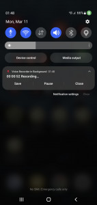 اسکرین شات 6 برنامه Voice Recorder in Background