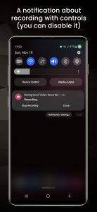 اسکرین شات برنامه Background Video Recorder 4