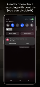 اسکرین شات 4 برنامه Background Video Recorder