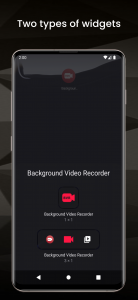 اسکرین شات برنامه Background Video Recorder 5