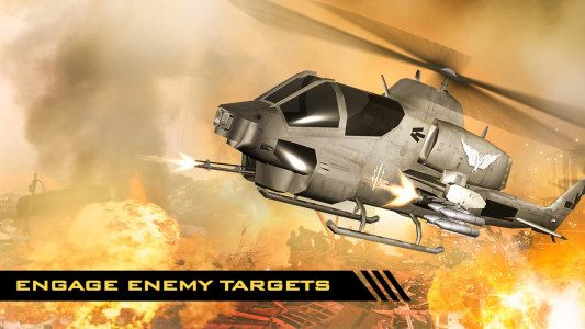 اسکرین شات بازی GUNSHIP COMBAT - Helicopter 3D Air Battle Warfare 6