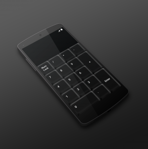 اسکرین شات برنامه Numeric Keyboard 1