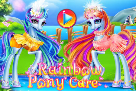 اسکرین شات بازی Rainbow Pony Care 1