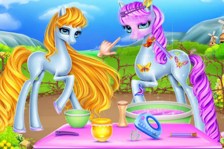 اسکرین شات بازی Rainbow Pony Care 2