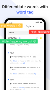 اسکرین شات برنامه HelloTalk English Dictionary 2