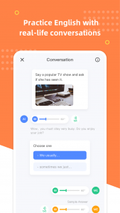 اسکرین شات برنامه HelloTalk English Talk 2