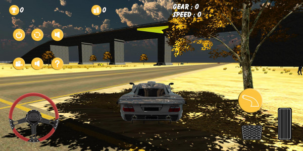 اسکرین شات بازی Real Car Drive - Desert Drive 1