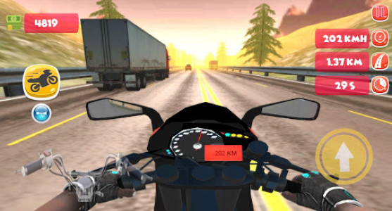 اسکرین شات بازی Traffic Motor Driving 4