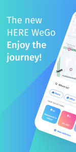 اسکرین شات 1 برنامه HERE WeGo: Maps & Navigation