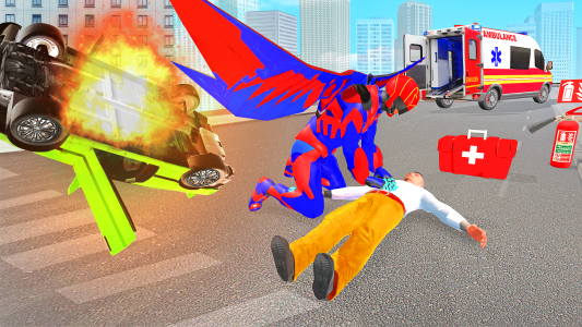 اسکرین شات بازی Speed Superhero Rescue Games 4