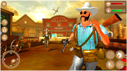 اسکرین شات بازی Cowboy Battle: Cowboy Games 2