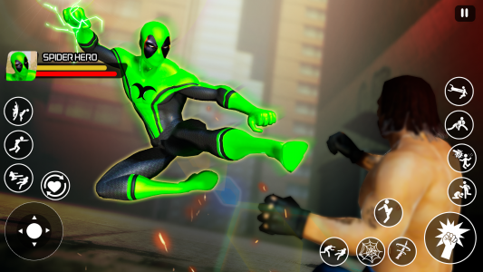اسکرین شات بازی Spider Rope Hero: Crime Battle 4