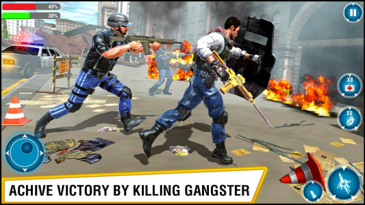اسکرین شات بازی US Police Hero VS Vegas Gangster Crime Battle 5