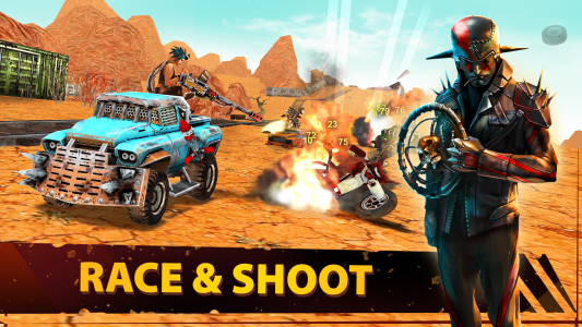 اسکرین شات بازی Dead Paradise Car Race Shooter 2