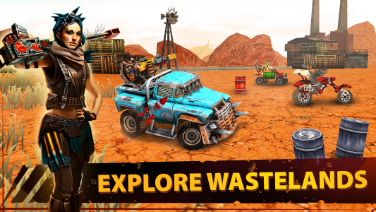 اسکرین شات بازی Dead Paradise Car Race Shooter 1