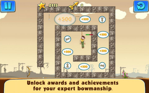 اسکرین شات 3 بازی Gibbets 2: Bow Arcade Puzzle
