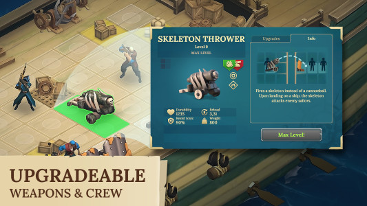 اسکرین شات 5 بازی Pirate Ships・Build and Fight
