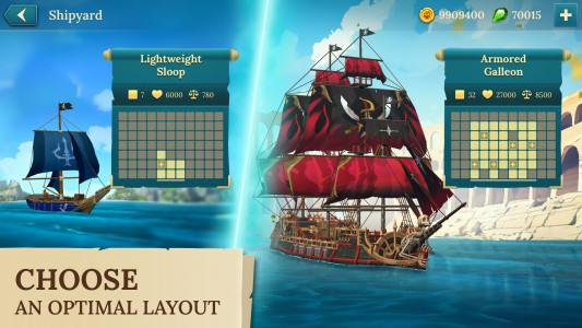 اسکرین شات بازی Pirate Ships・Build and Fight 3