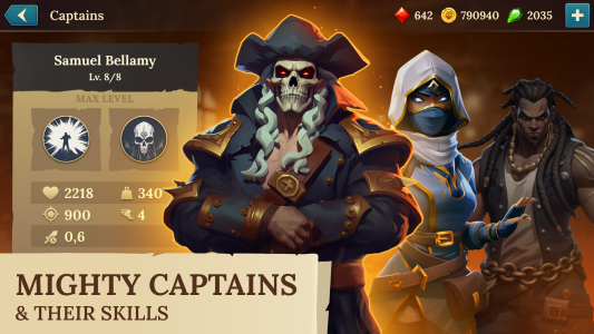 اسکرین شات 7 بازی Pirate Ships・Build and Fight