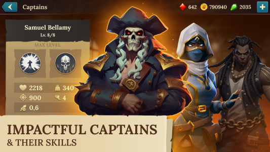 اسکرین شات 7 بازی Pirate Ships・Build and Fight