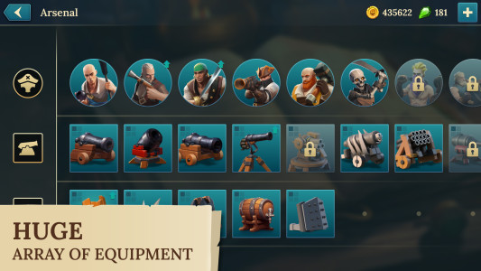 اسکرین شات 4 بازی Pirate Ships・Build and Fight