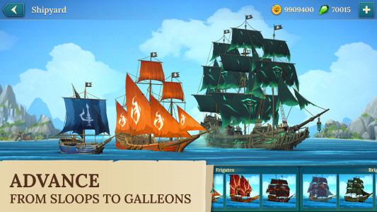 اسکرین شات بازی Pirate Ships・Build and Fight 3