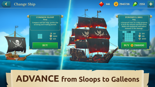 اسکرین شات بازی Pirate Ships・Build and Fight 3