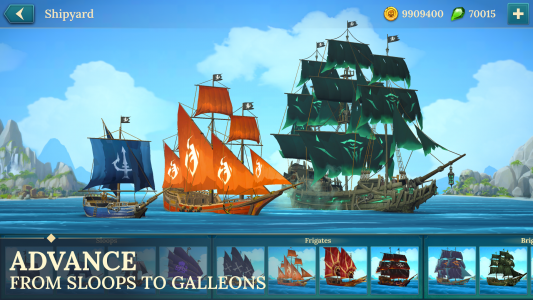 اسکرین شات بازی Pirate Ships・Build and Fight 3