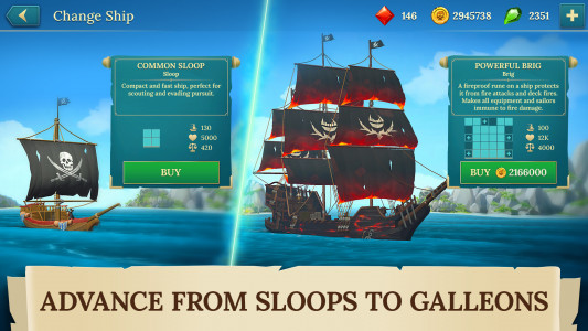 اسکرین شات بازی Pirate Ships・Build and Fight 3