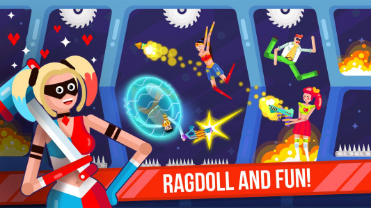 اسکرین شات بازی Ragdoll Rage: Heroes Arena 3