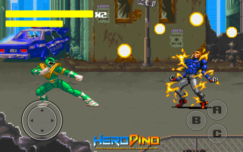 اسکرین شات بازی Hero Dino Ninja Ranger Retro 4