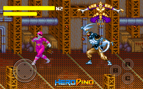 اسکرین شات بازی Hero Dino Ninja Ranger Retro 5