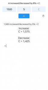 اسکرین شات برنامه Percent Pro | % calculator 1