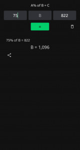 اسکرین شات برنامه Percent Pro | % calculator 4