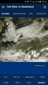 اسکرین شات 2 برنامه Weather in Holland: the app