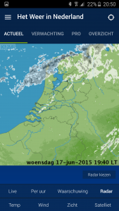 اسکرین شات برنامه Weather in Holland: the app 6