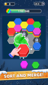 اسکرین شات بازی Hexa Master 3D - Color Sort 1