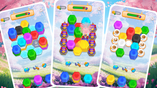 اسکرین شات 8 بازی Dream Hex®: ASMR 3D Merge Game