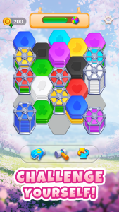 اسکرین شات 5 بازی Dream Hex®: ASMR 3D Merge Game