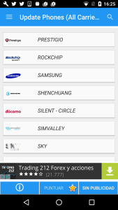 اسکرین شات 2 برنامه Update Phones