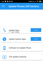 اسکرین شات برنامه Update Phones 1