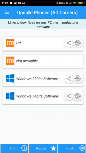 اسکرین شات برنامه Update Phones 3