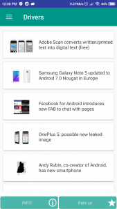 اسکرین شات برنامه USB Driver all phones 7