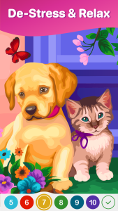 اسکرین شات 2 بازی Hey Color Paint by Number Art